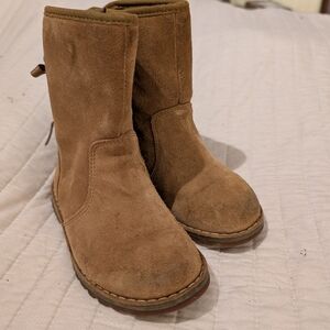 UGG Brown Boots with Multicolor Floral Lining